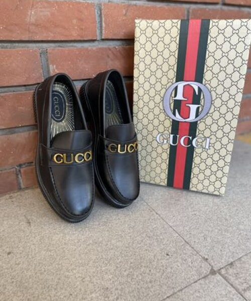 Gucc_i Cara Logo Vibram Sole All Black Lofer