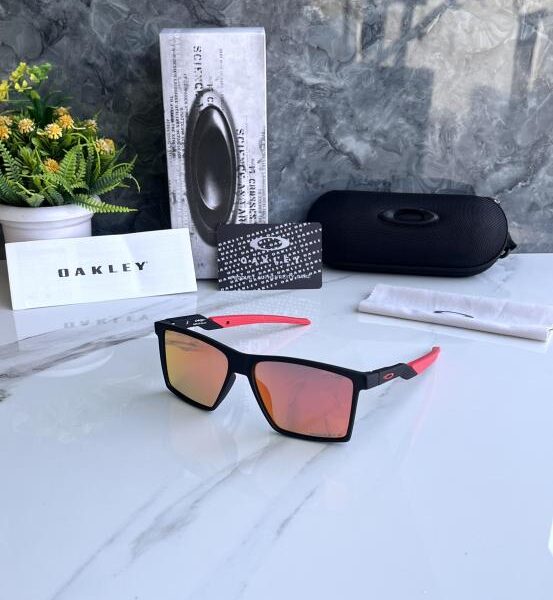 OAKLE_Y 4938 PRIZMA POLARIZED BLACK ORANGE GLASSES