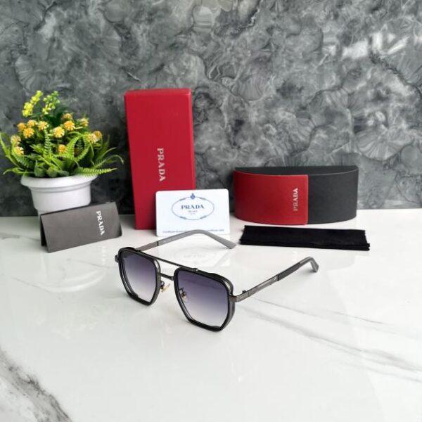 PRAD_A 58445 LUXURY EDITION FULL BLACK SHADED GLASSES