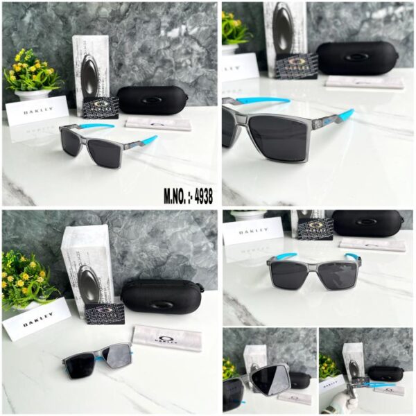 OAKLE_Y 4938 PRIZMA POLARIZED GRAY FRAME BLACK GLASSES