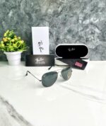 RAYBAN AVIATOR 3026 GUN BLACK FRAME BLACK GLASSES