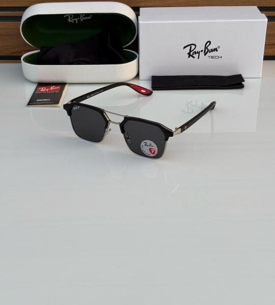 Rayban 04 silver black