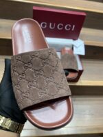 GUCC_I GG SUIDE LEATHER PREMIUM SLIDE - Image 5