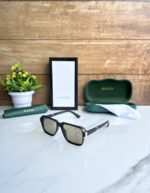 GUCC_I 36006 LUXURY EDITION BLACK GREEN GLASSES