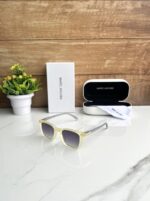 MARC_ JACOBS 98122 GRAY YELLOW FRAME BLACK SHADED GLASSES