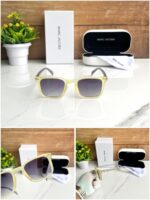 MARC_ JACOBS 98122 GRAY YELLOW FRAME BLACK SHADED GLASSES - Image 4