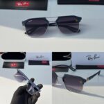 Rayban 04 silver blue shaded - Image 6