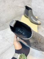 _ZARA_POINTED_GOLDEN_TOE_CHELSEA_HIGH_HILL_LF89 - Image 5