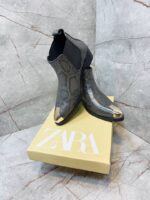 _ZARA_POINTED_GOLDEN_TOE_CHELSEA_HIGH_HILL_LF89 - Image 6