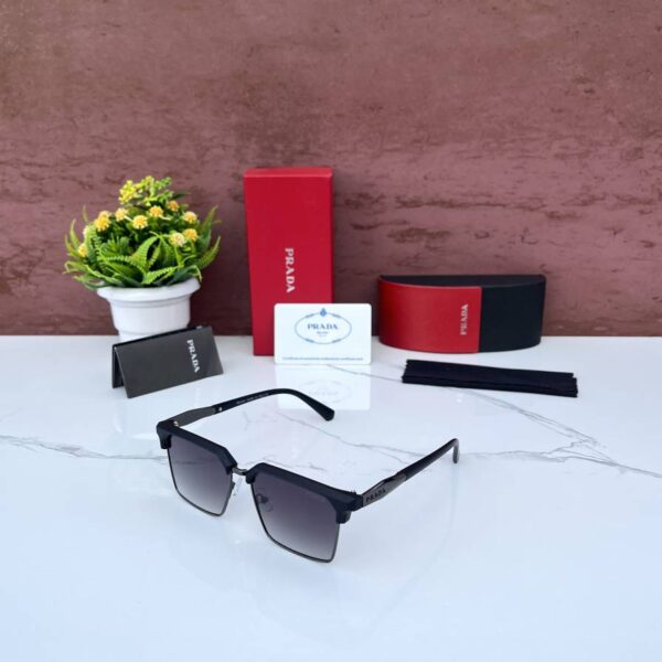 PRAD_A MILANO 9192 BLACK GREEN SHADED GLASSES