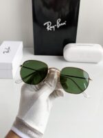 RAYBAN HEXA 3448 GOLD GREEN