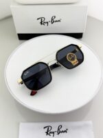 RAYBAN GOLD BLACK 09