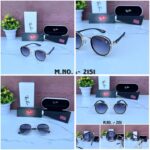 RAYBAN 2151 FERRARI EDITION GOLD BLACK SHADED GLASSES - Image 9