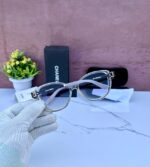 CHANE_L 9199 LUXURY EDITION TRANSPARENT BRWON BLACK SHADED GLASSES - Image 3