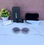 CHANE_L 9199 LUXURY EDITION TRANSPARENT BRWON BLACK SHADED GLASSES - Image 6