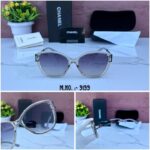 CHANE_L 9199 LUXURY EDITION TRANSPARENT BRWON BLACK SHADED GLASSES - Image 7