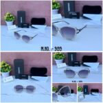 CHANE_L 9199 LUXURY EDITION TRANSPARENT BRWON BLACK SHADED GLASSES - Image 8