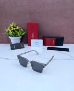 PRAD_A MILANO 9192 SILVER GRAY BLACK GLASSES