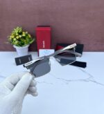 PRAD_A MILANO 9192 SILVER GRAY BLACK GLASSES - Image 4