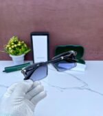 GUCC_I 01 LUXURY EDITION GRAY BLUE SHADED GLASSES - Image 5