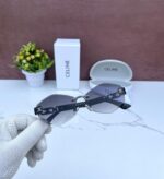 CELINE 9158 FULL BLACK & BLACK SHADED GLASSES - Image 2