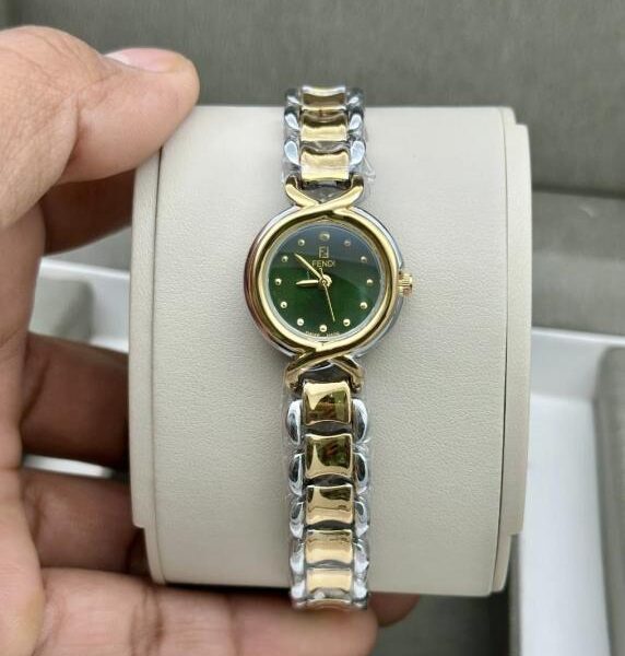 Fendi_Women_TIMEPIECES_F103300401_Gold_TT_Green
