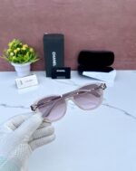 CHANE_L 9199 LUXURY EDITION PINK TO PINK SHADED GLASSES - Image 9