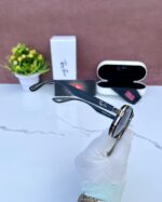 RAYBAN FERRARI 2030 GOLD BLACK SHADED GLASSES - Image 6