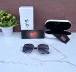 RAYBAN FERRARI 2030 GOLD BLACK SHADED GLASSES - Image 7