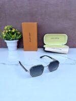 LOUIS_ VUITTON 3809 LIMITED EDITION SILVER BLUE SHADED GLASSES - Image 5