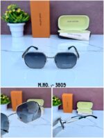 LOUIS_ VUITTON 3809 LIMITED EDITION SILVER BLUE SHADED GLASSES - Image 7