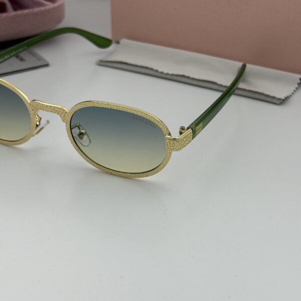 Miu.miu 90 Golden sea green