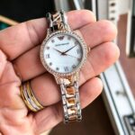 EMPORIO ARMAN_I LADIES SILVER COPAR (2ton) WHITE DAYAL - Image 5