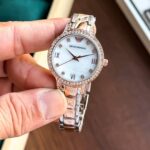 EMPORIO ARMAN_I LADIES SILVER COPAR (2ton) WHITE DAYAL - Image 2