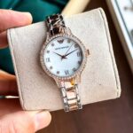 EMPORIO ARMAN_I LADIES SILVER COPAR (2ton) WHITE DAYAL - Image 3