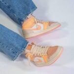 Nike_Jordan_1_Mid_Apricot_Orange_Women - Image 3