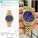_Michael_Kors_MK_Ritz_Chronograph_Gold_Blue - Image 3