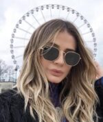 RAYBAN HEXA 3448 GOLD BLACK