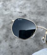 RAYBAN HEXA 3448 GOLD BLACK - Image 6