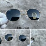 RAYBAN HEXA 3448 GOLD BLACK - Image 2