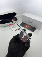 Rayban 04 black transparent plano - Image 5