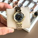 GUESS LADIES WATCH GOLD BLACK