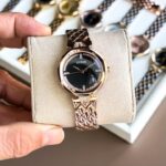 GUESS LADIES WATCH ROSE GOLD BLACK - Image 3