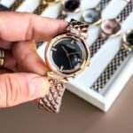 GUESS LADIES WATCH ROSE GOLD BLACK - Image 2