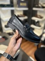 Zoncaster 100% Geniune Leather 132 Black Loafer - Image 2