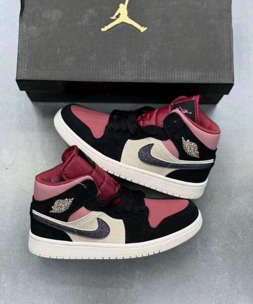 Nikee Air Jordan 1 Mid Dusty Pink 395