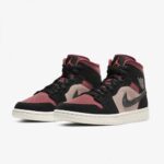 Nikee Air Jordan 1 Mid Dusty Pink 395 - Image 3