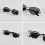 Miu Miu WMNS 1025 Gold Black - Image 2