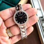 EMPORIO ARMAN_I LADIES SILVER COPAR (2ton) BLACK DAYAL