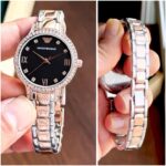 EMPORIO ARMAN_I LADIES SILVER COPAR (2ton) BLACK DAYAL - Image 4